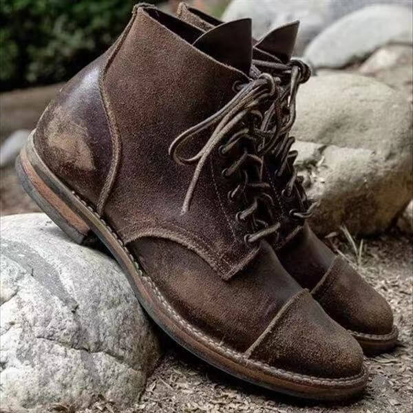 Men's Comfortable Leather Boot Classic & Supportive