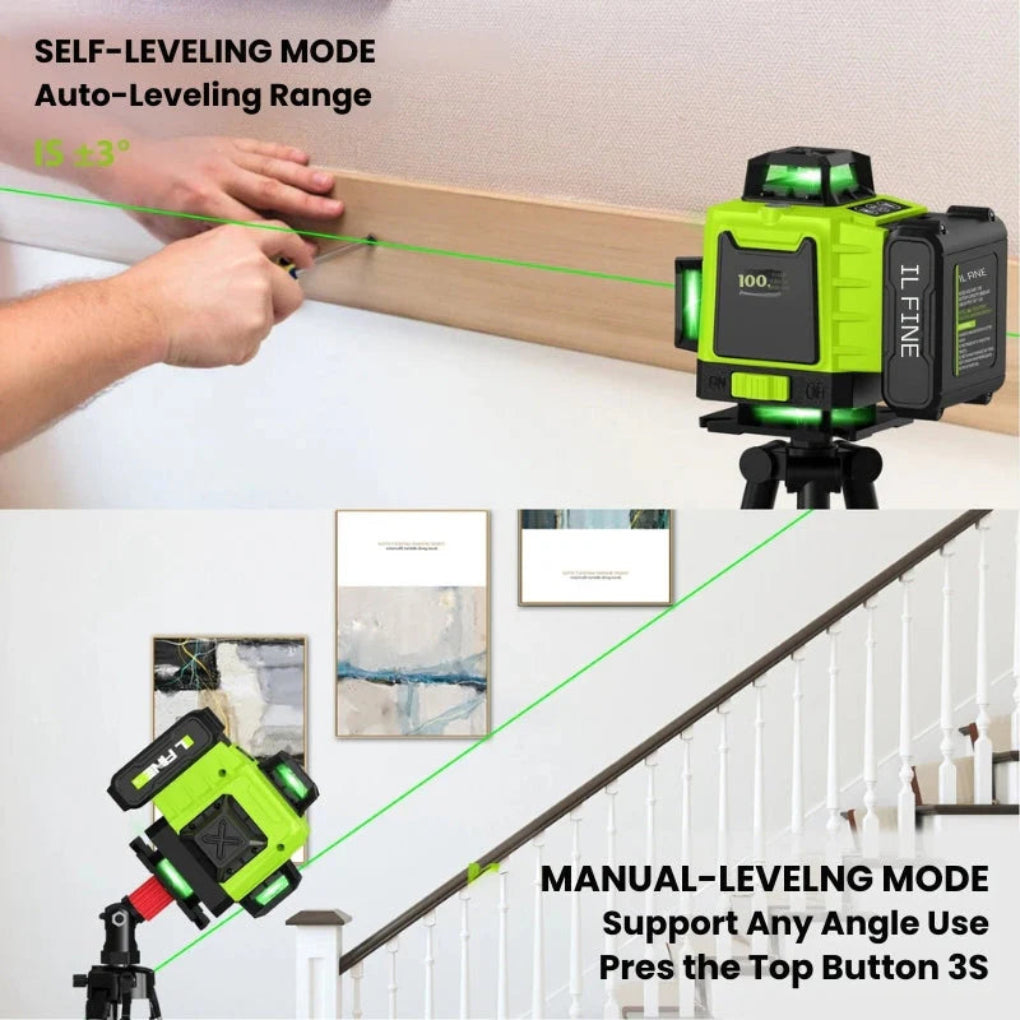 Heavy-Duty 16-Line 4D Laser Level