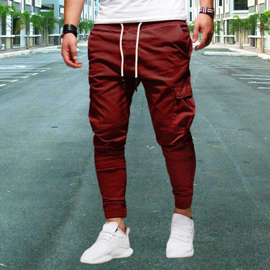 Men's comfortable Cargo Pants with Flap Pockets