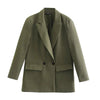Elegante Double-Breasted Blazer voor Dames
