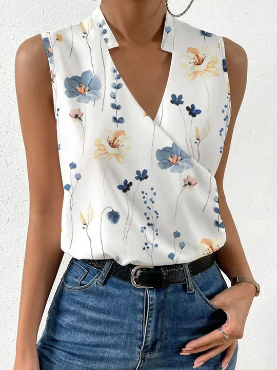 Airy V-Neck Blouse for Women