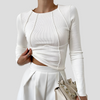 Delian – Basic Long-Sleeved Women's Top