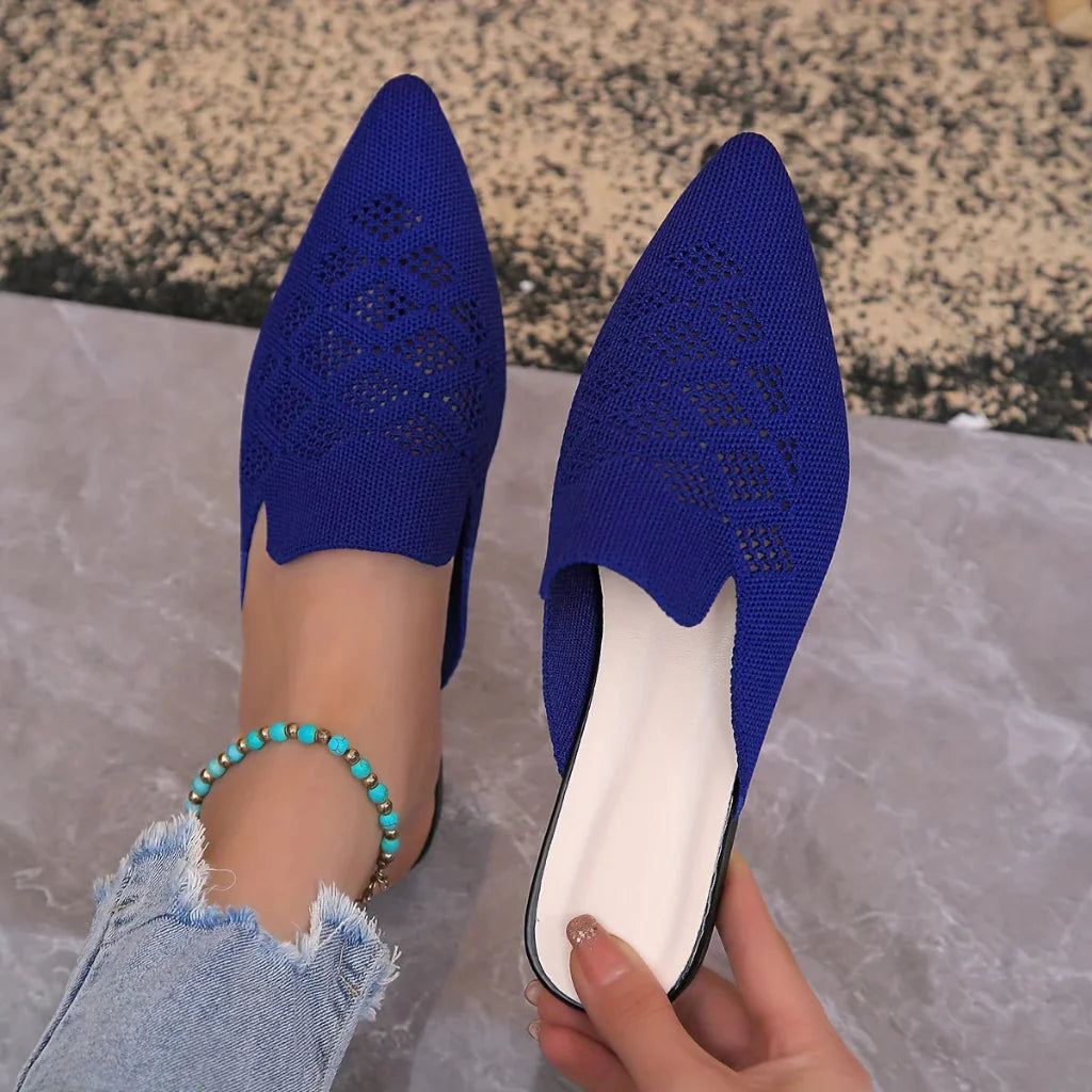 Women’s Knitted Flat Mules