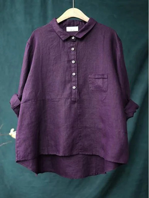 Elegant Long-Sleeve Blouse for Women