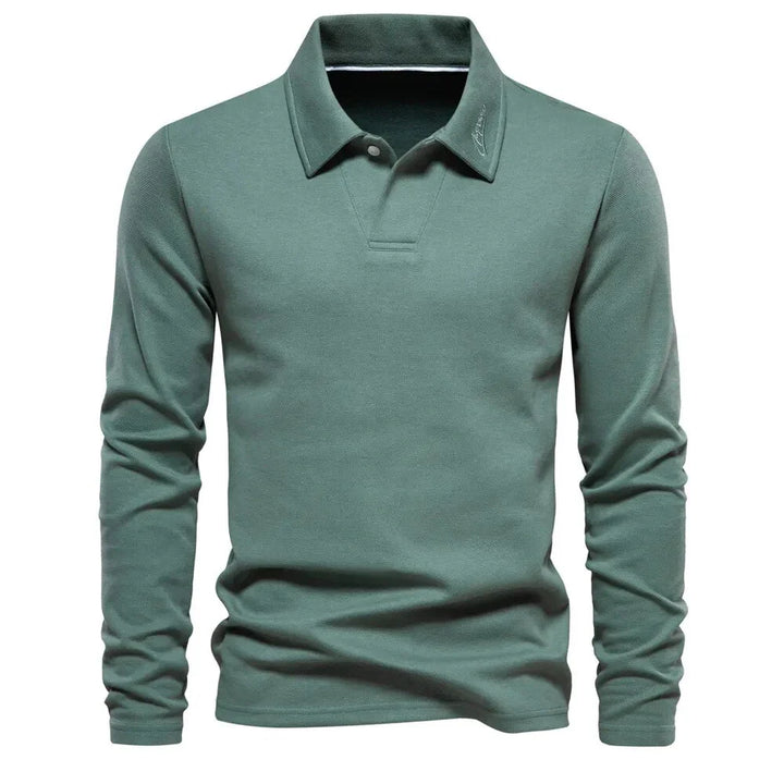 Alonso Men's Casual Polo Sweater – Timeless Comfort for Everyday Wear