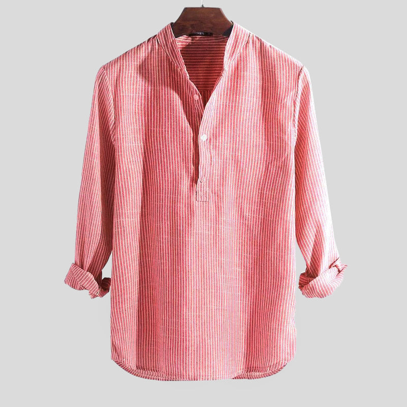 Men’s Henley Shirt Classic & Breathable