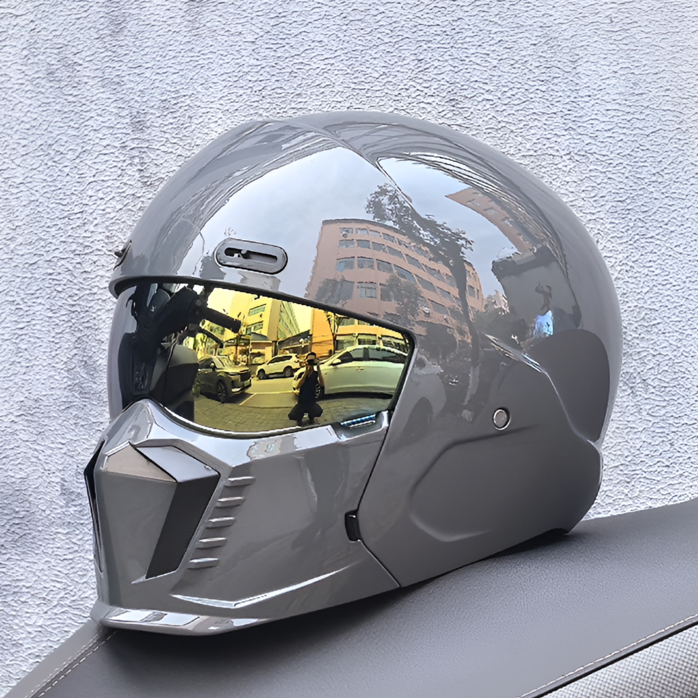 Motorcycle Helmet – DOT and ECE Approved, Timeless Look