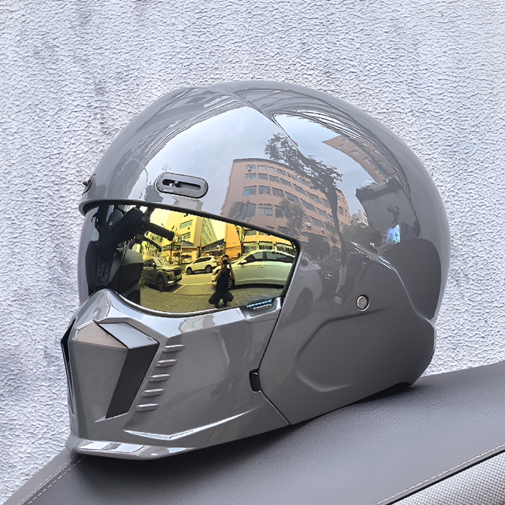 Motorcycle Helmet – DOT and ECE Approved, Timeless Look