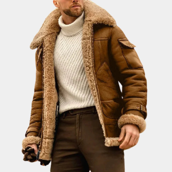 Aviator Winter Jacket Timeless Warmth with a Rugged Edge