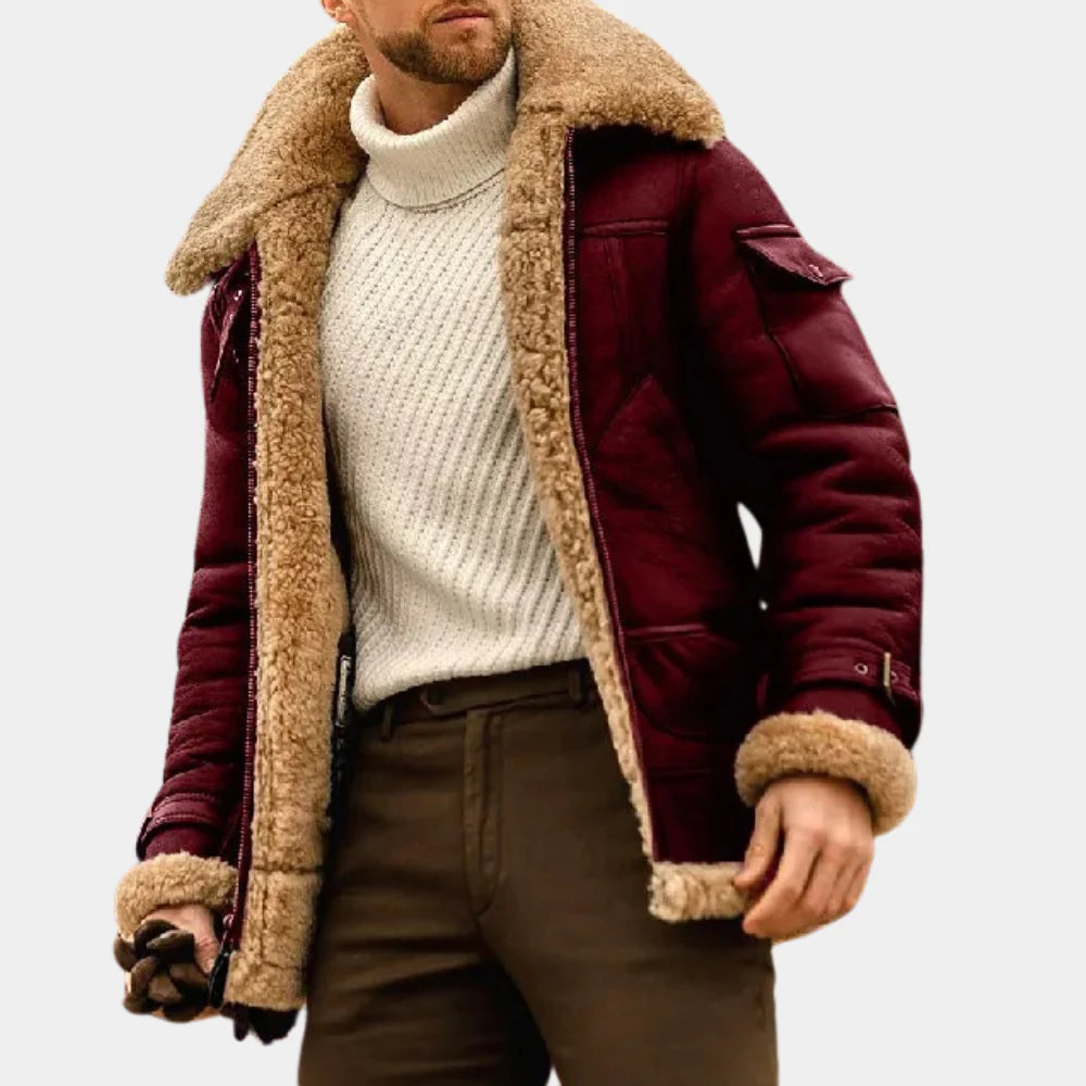 Aviator Winter Jacket Timeless Warmth with a Rugged Edge