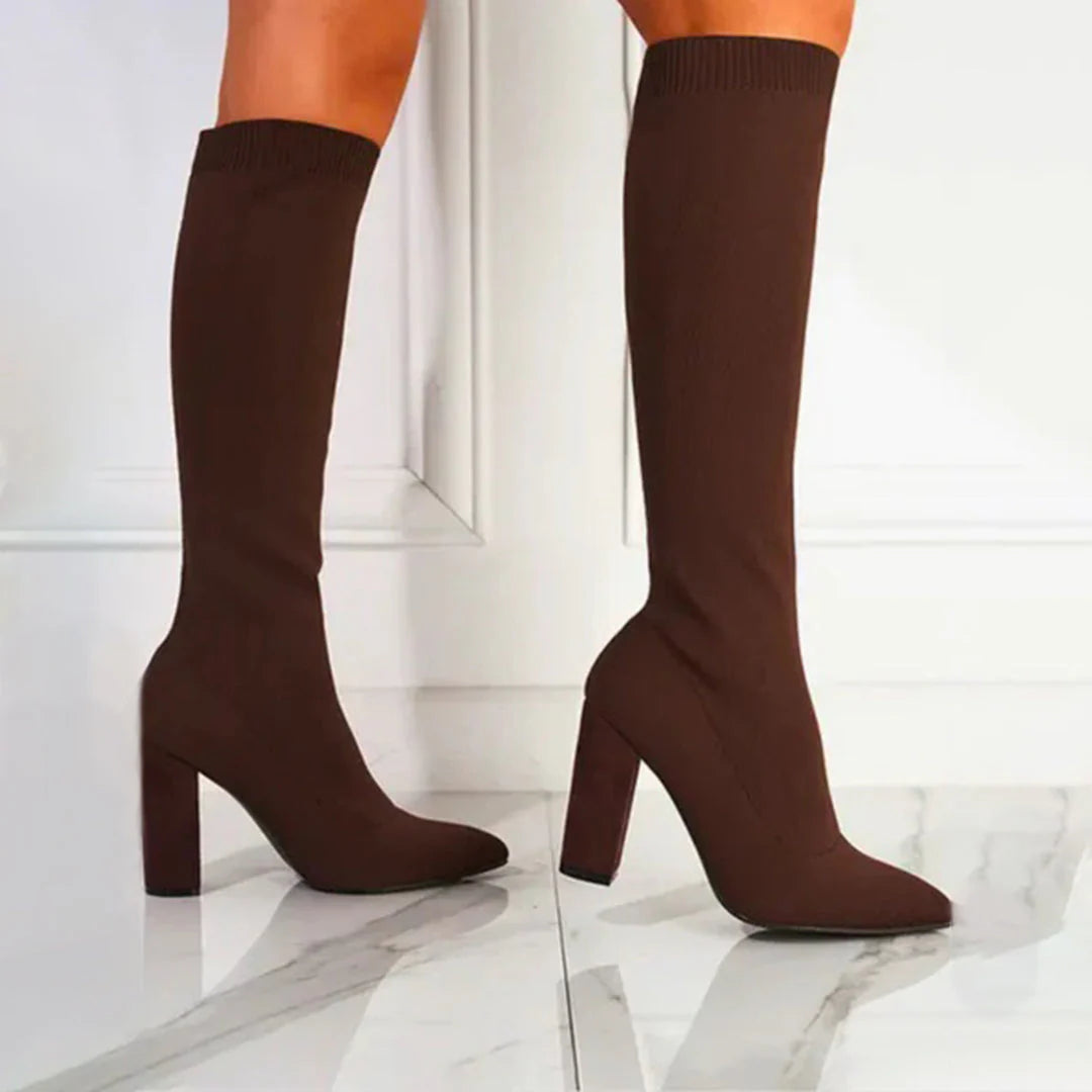 Women's Knee-High Stretch Boots