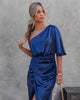 Asymmetrical Off-Shoulder Dress