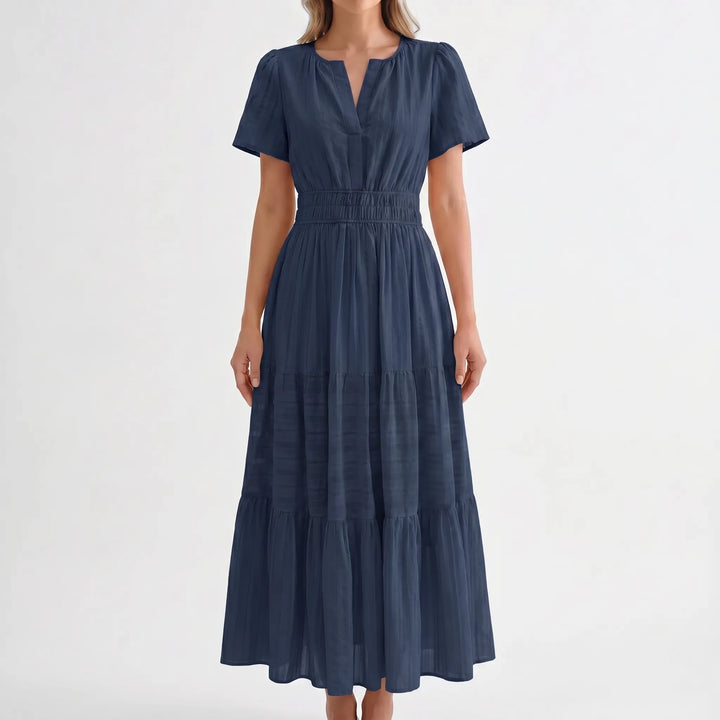 Solstis - Short Sleeve Midi Dress