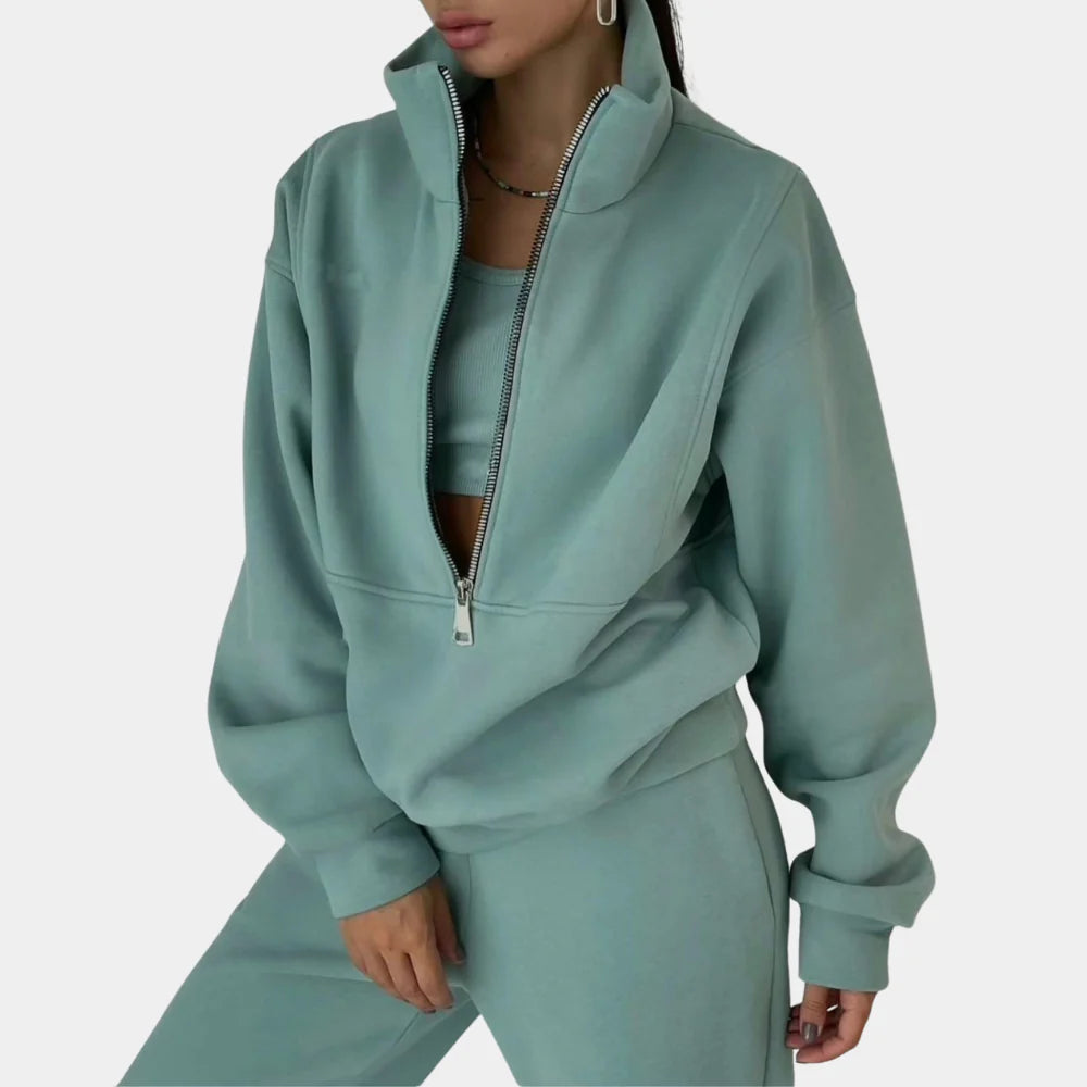 Two-Piece Tracksuit Comfort and Style Perfectly Matched