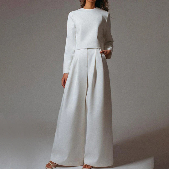 Elegant Two-Piece Palazzo Set