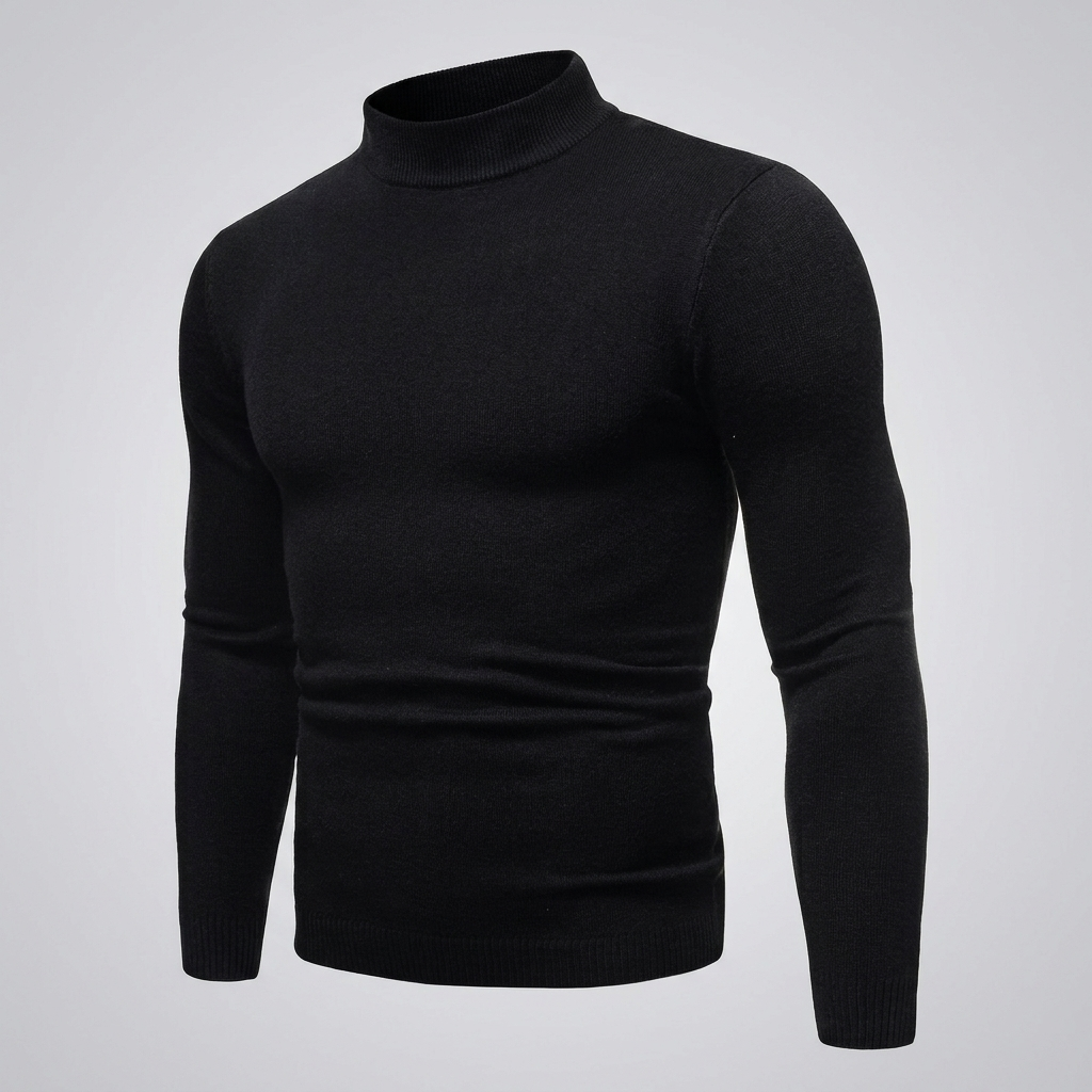 Slim Turtleneck Sweater for Modern Spring Layering
