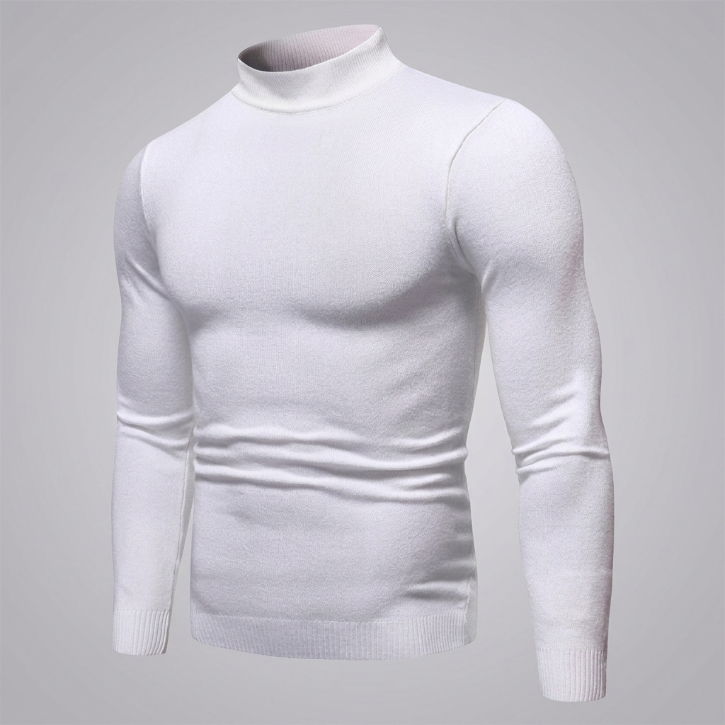 Slim Turtleneck Sweater for Modern Spring Layering