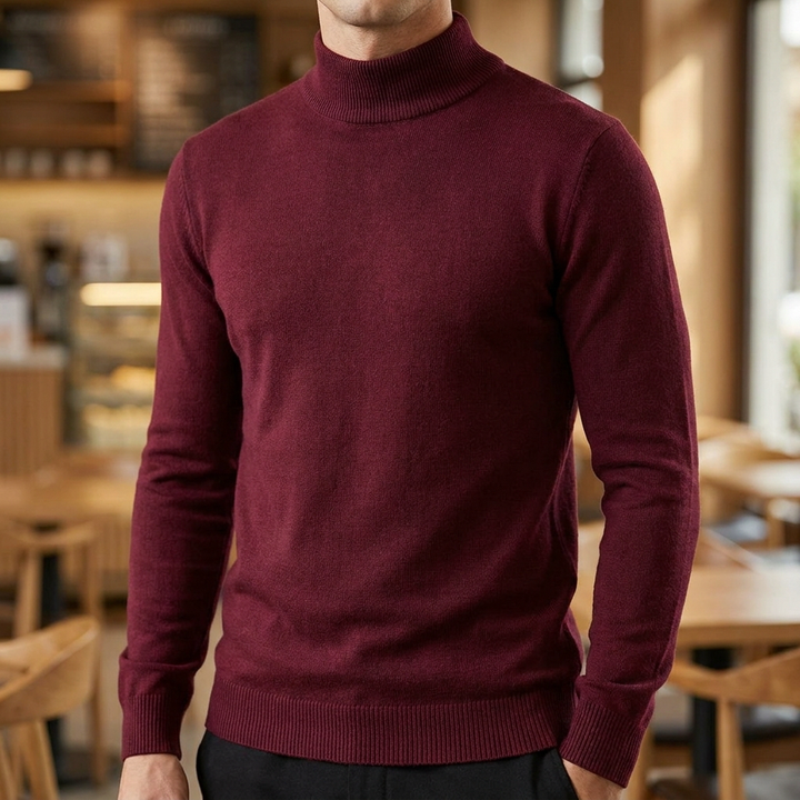 Slim Turtleneck Sweater for Modern Spring Layering