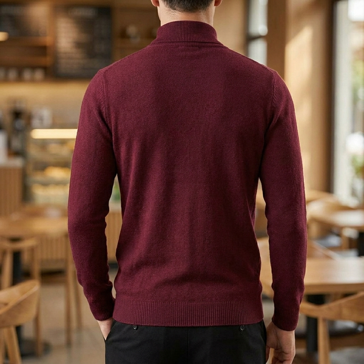 Slim Turtleneck Sweater for Modern Spring Layering