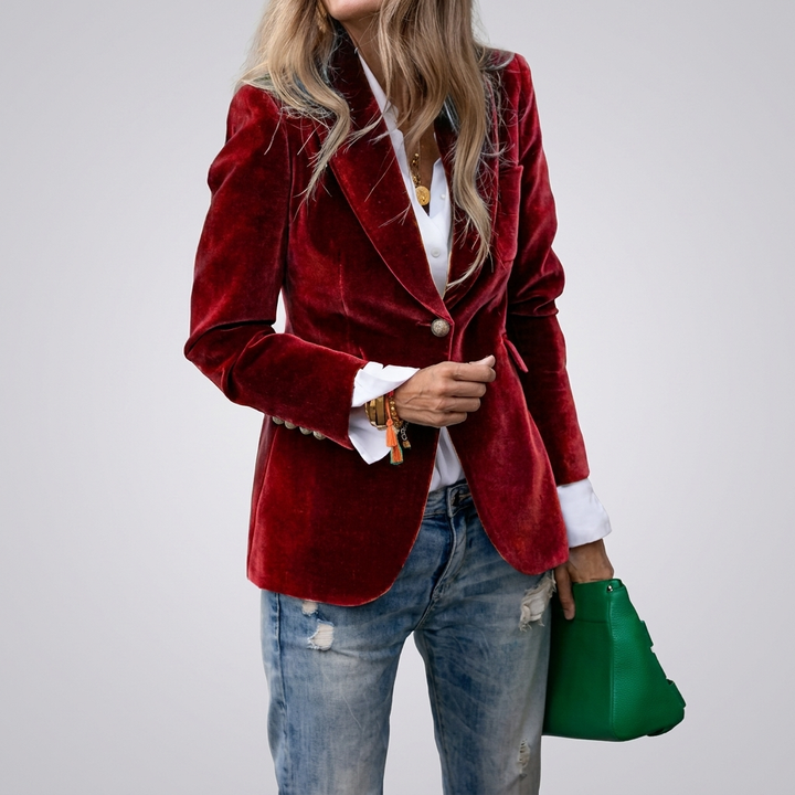 Elegant Women’s Blazer Jacket with Tailored Design