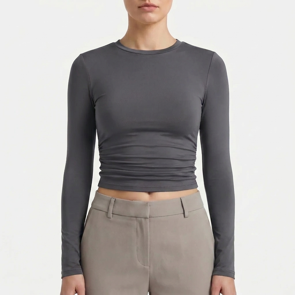 Long Sleeve Crop Top