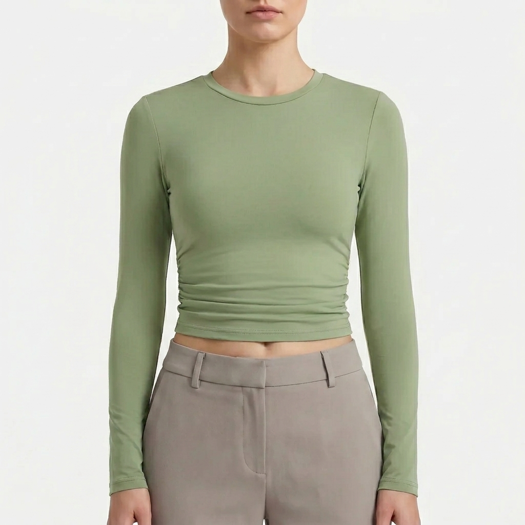Long Sleeve Crop Top