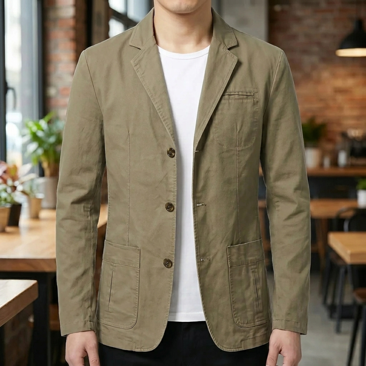 Men's Casual Lined Blazer