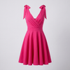 A‑Line Dress with Adjustable Tie Belts