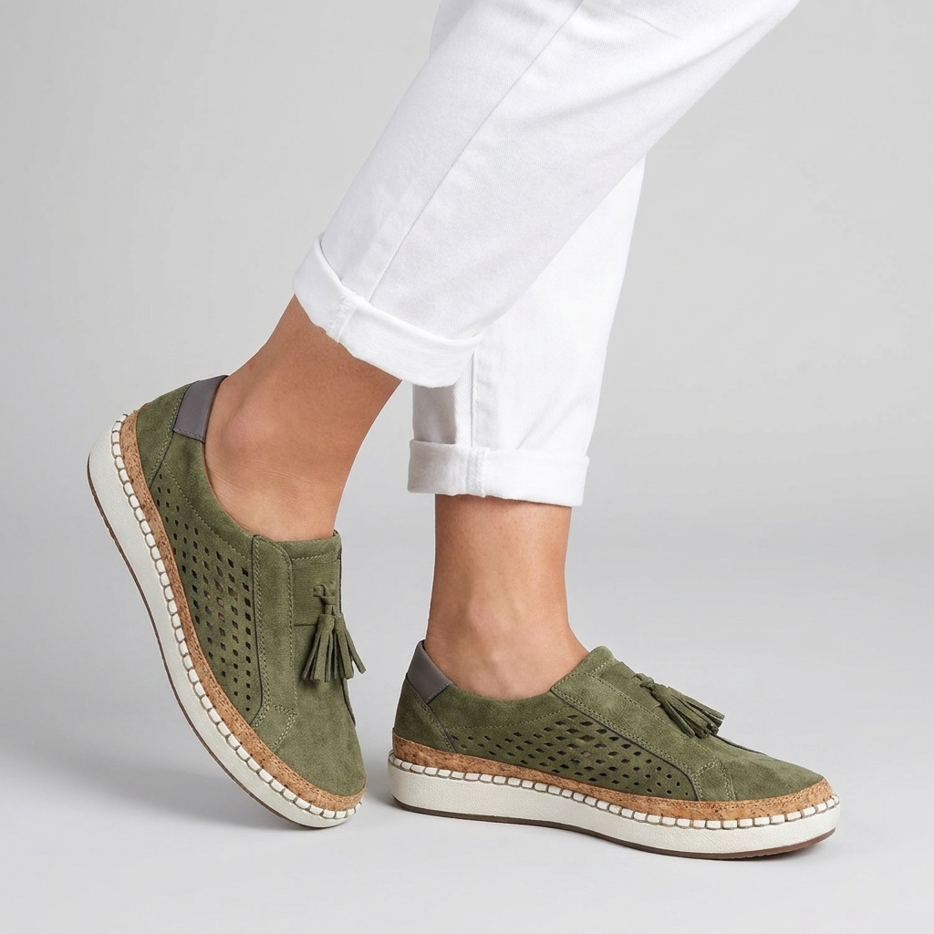 Comfortable Women's Slip-On Platform Shoes