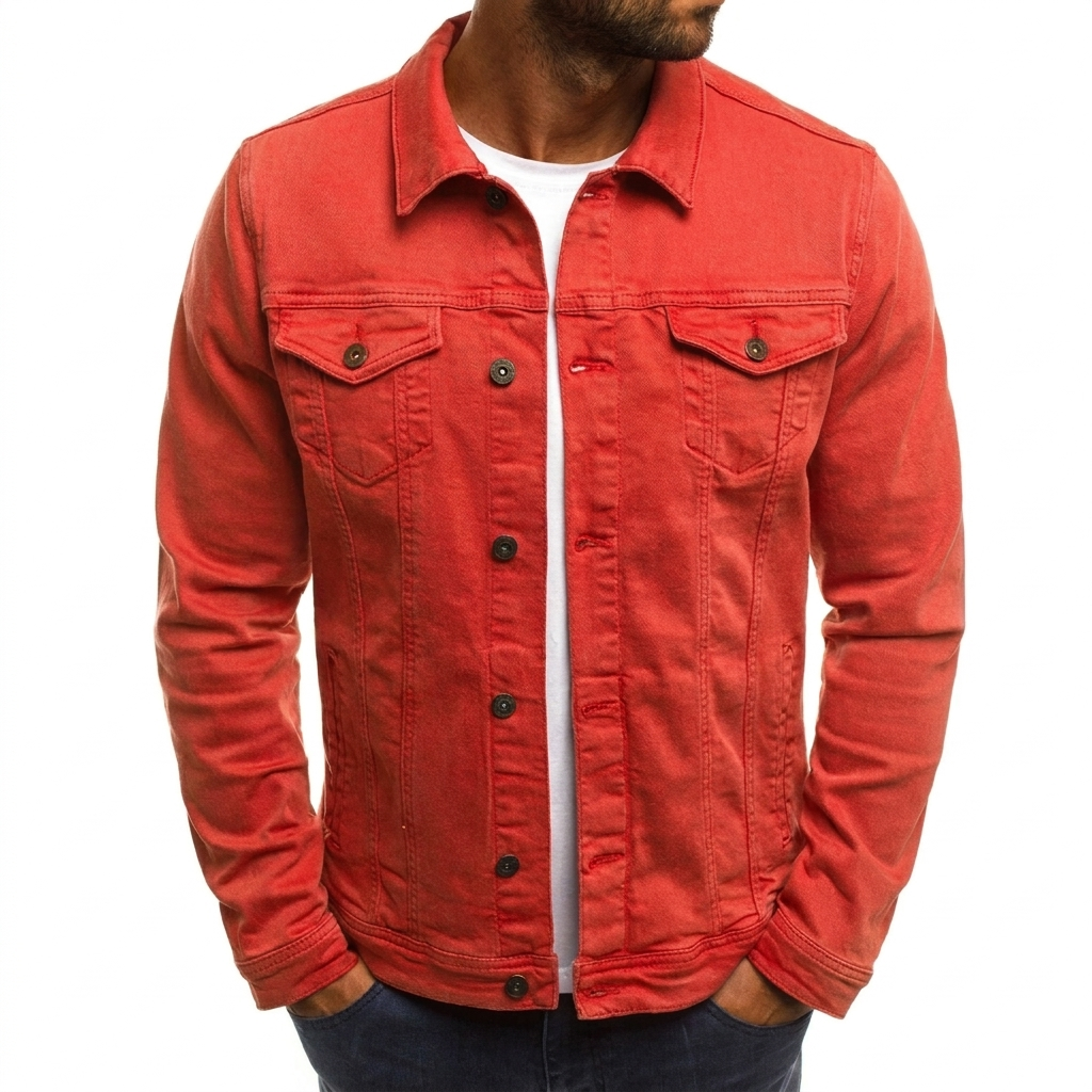 Men's Premium Denim Jacket – Stylish & Durable