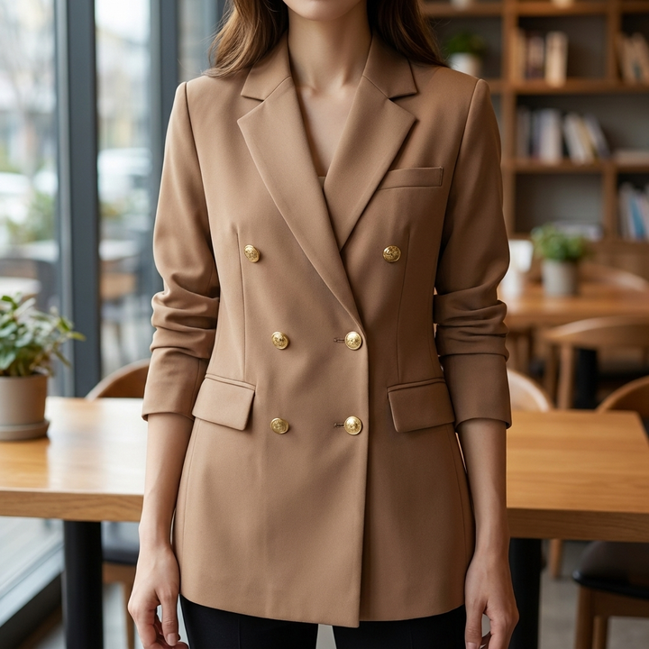Women's Tailored Double Breasted Blazer