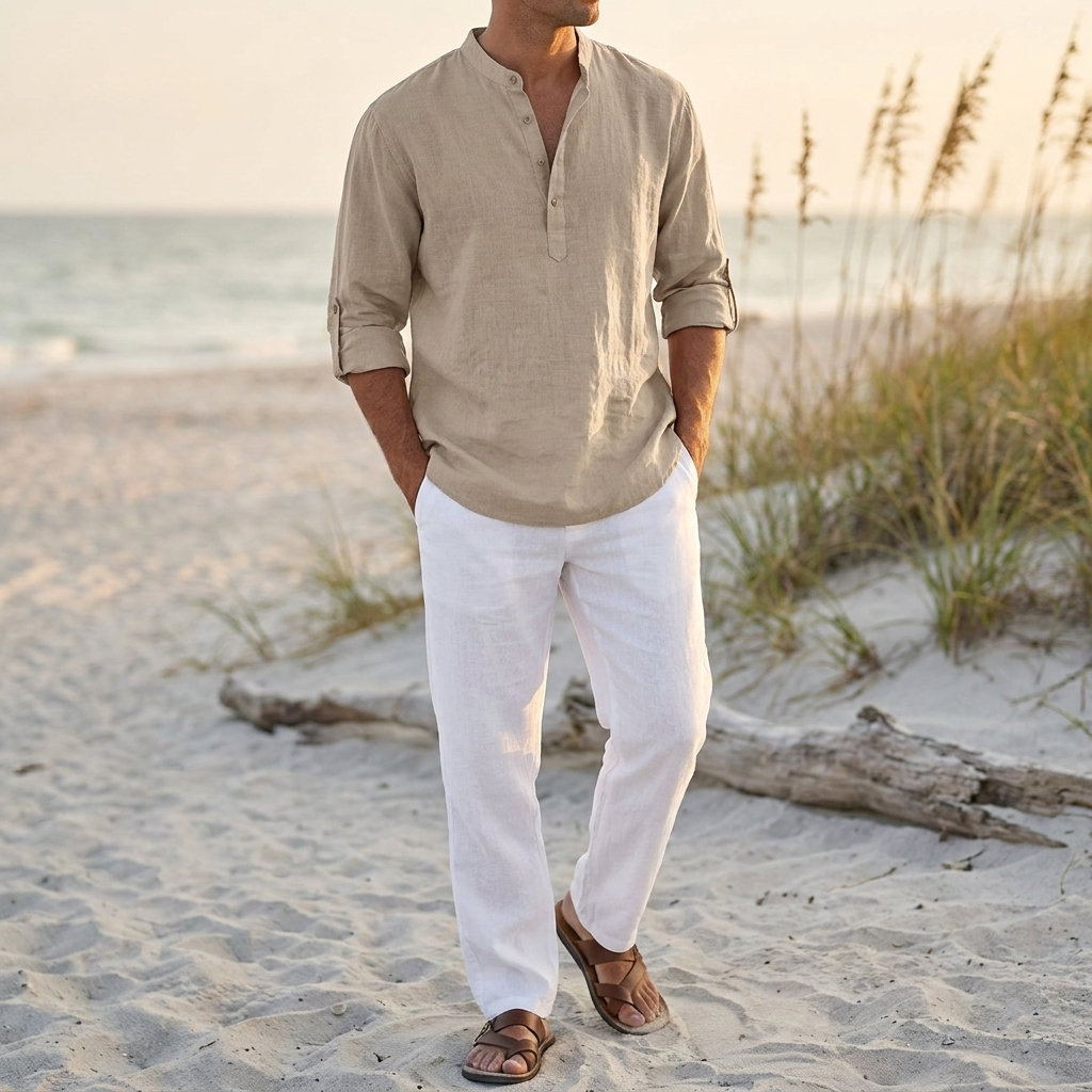 Light and Comfortable Amalfi Linen Shirt