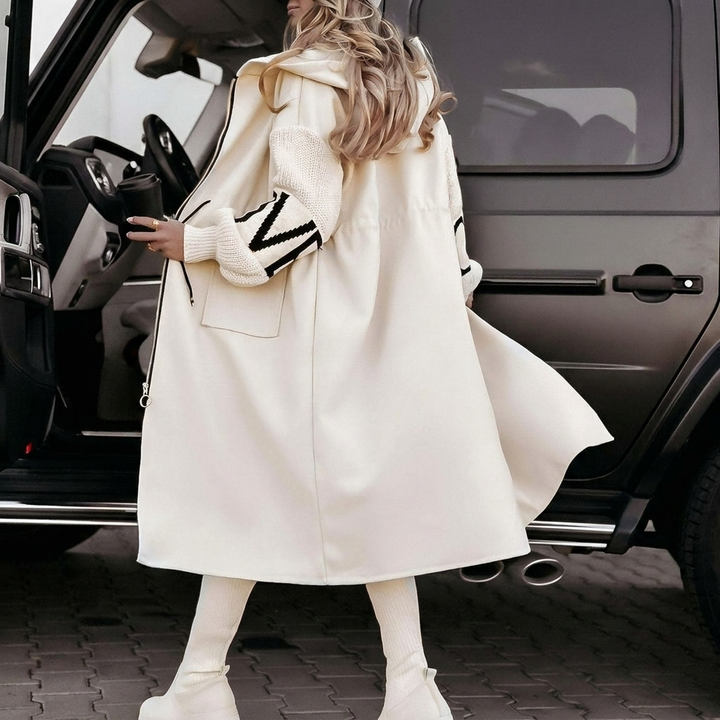 Women’s Stylish Patchwork Coat for Fall & Winter