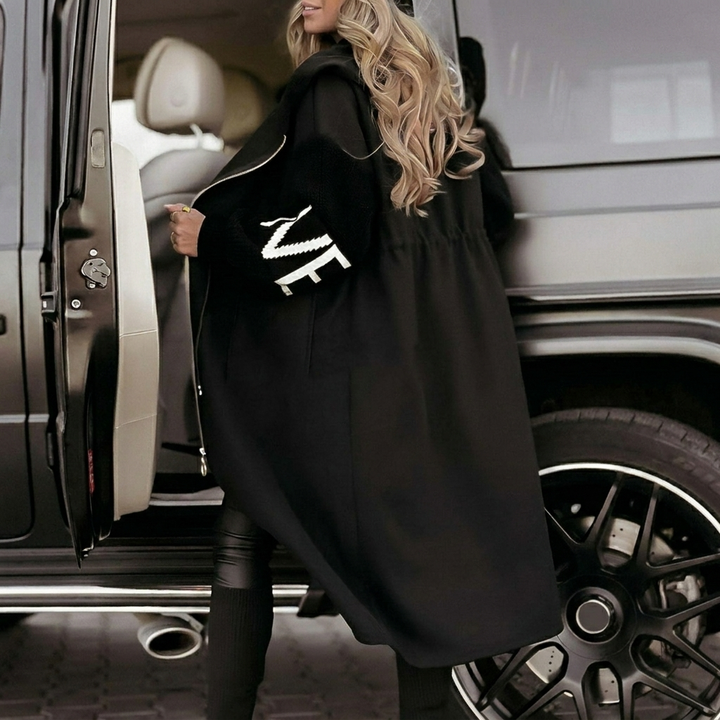 Women’s Stylish Patchwork Coat for Fall & Winter