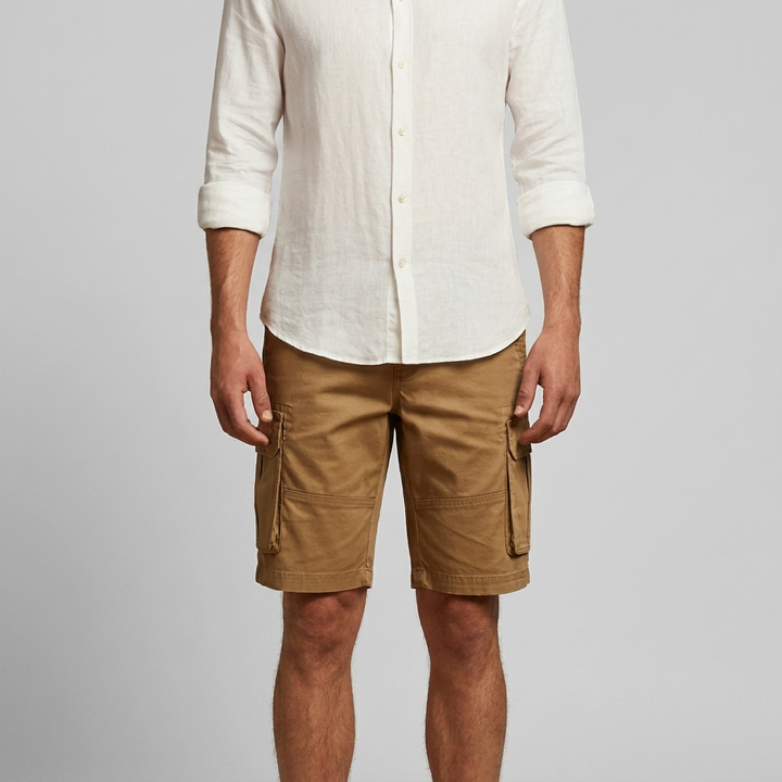 Men's Zip Cargo Shorts
