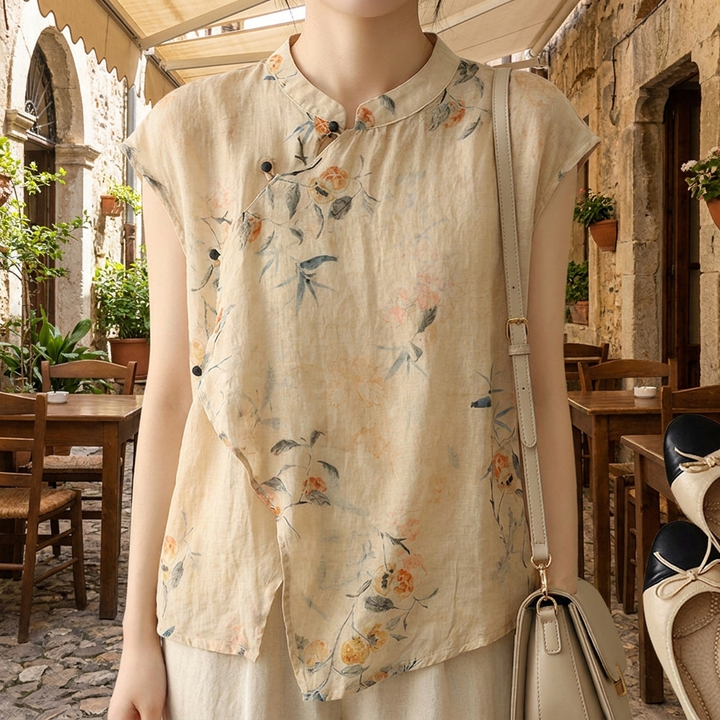 Chic Asymmetrical Blouse