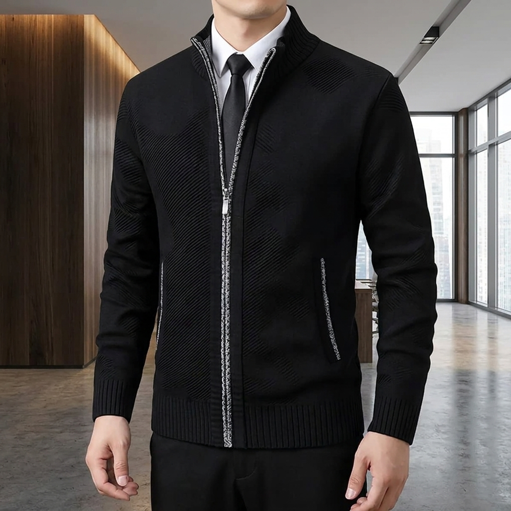Men's Casual Zip Sweater