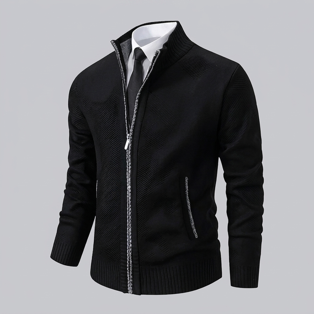 Men's Casual Zip Sweater