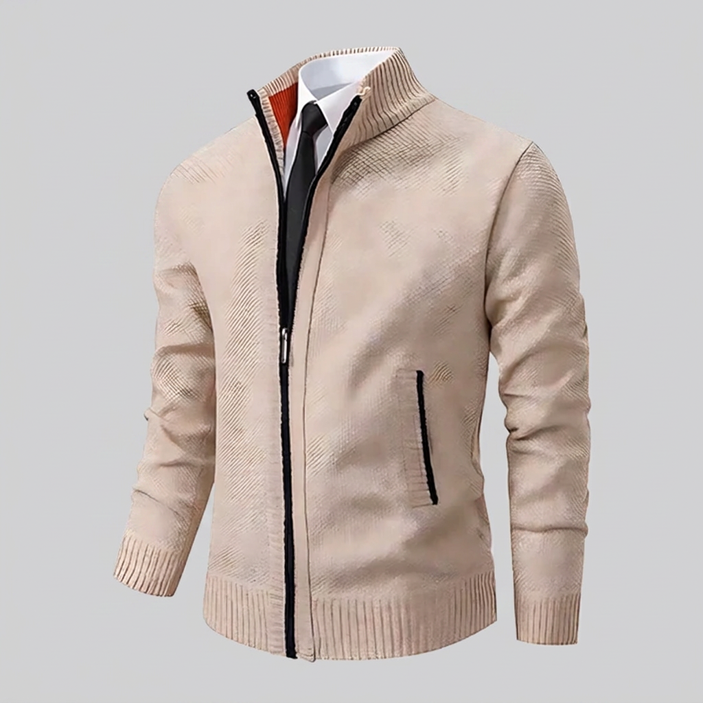 Men's Casual Zip Sweater