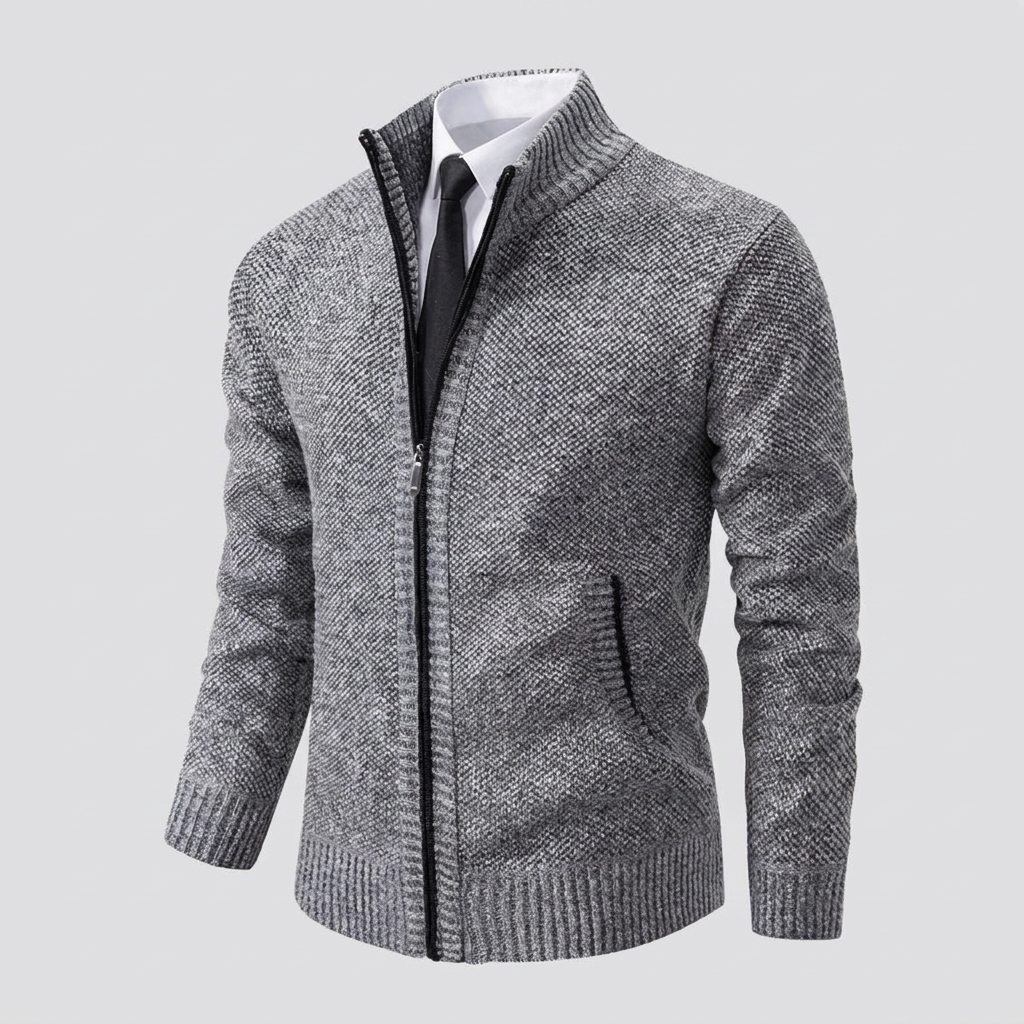 Men's Casual Zip Sweater