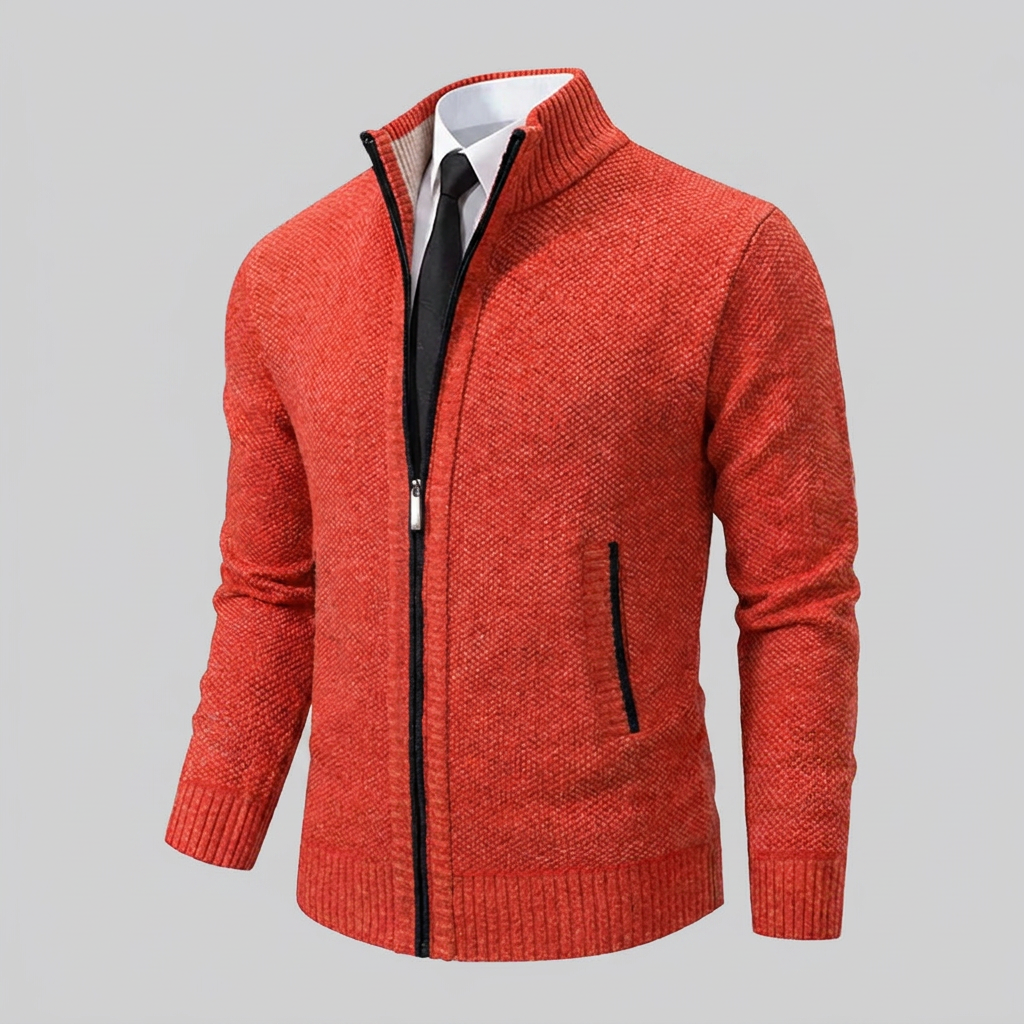 Men's Casual Zip Sweater