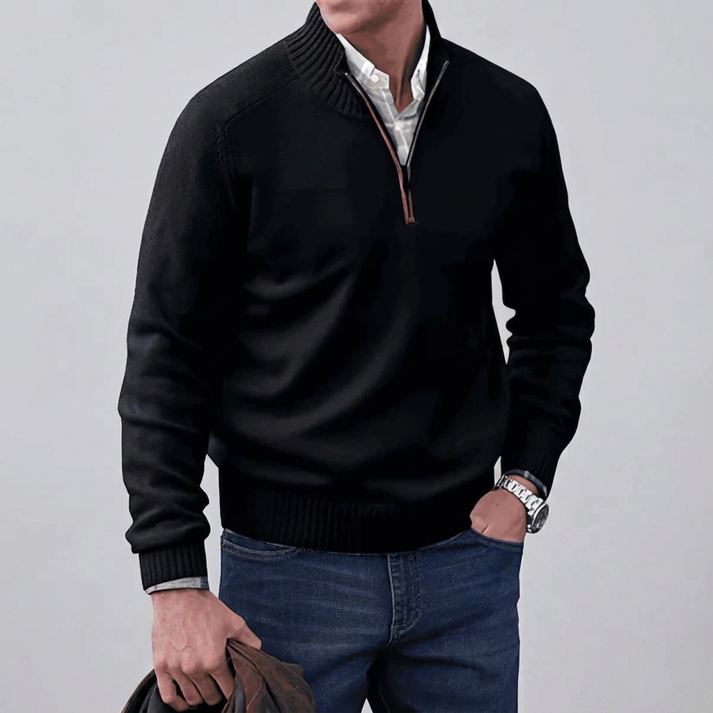 Men's High Neck Sweater