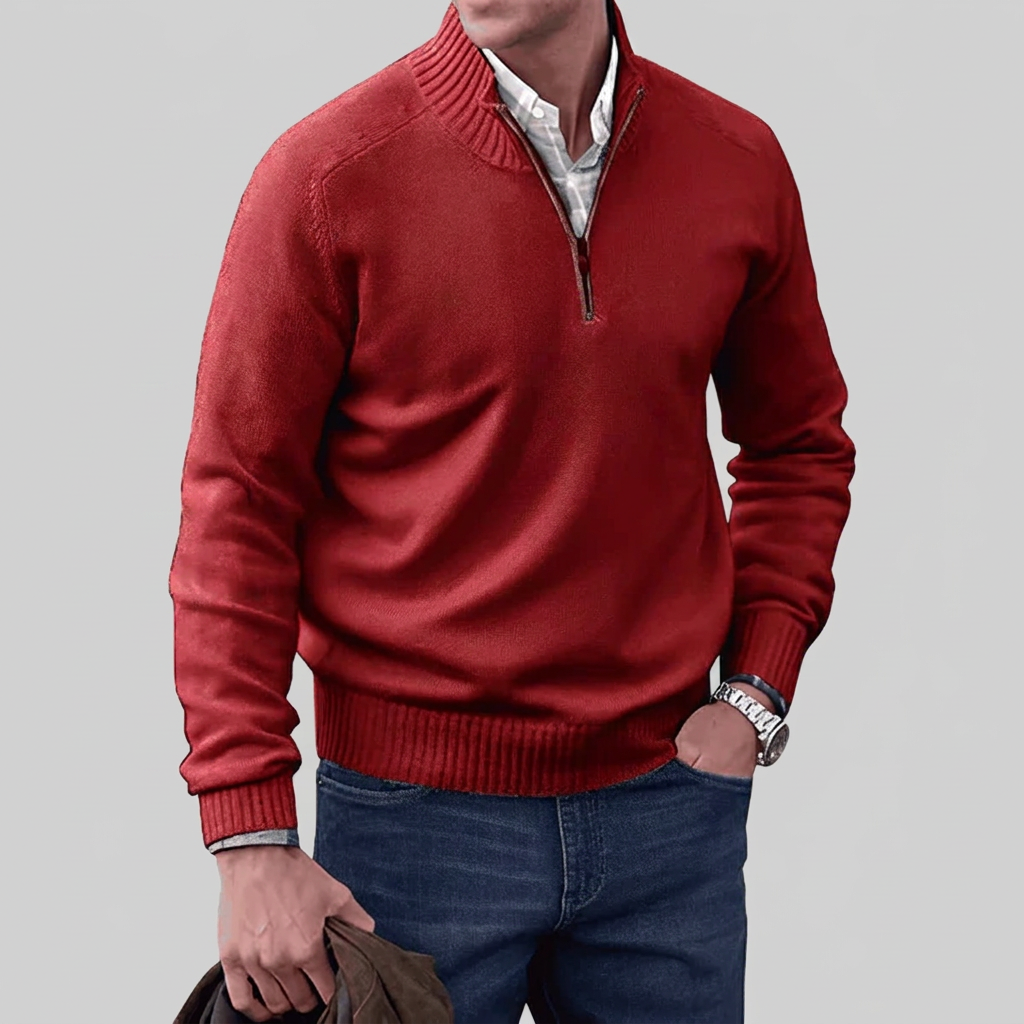 Men's High Neck Sweater