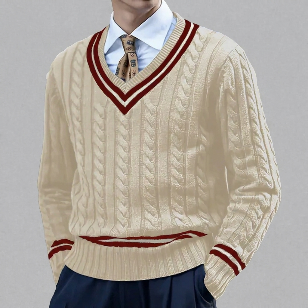Men's Stylish V-Neck Pullover