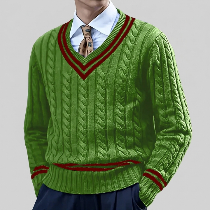 Men's Stylish V-Neck Pullover