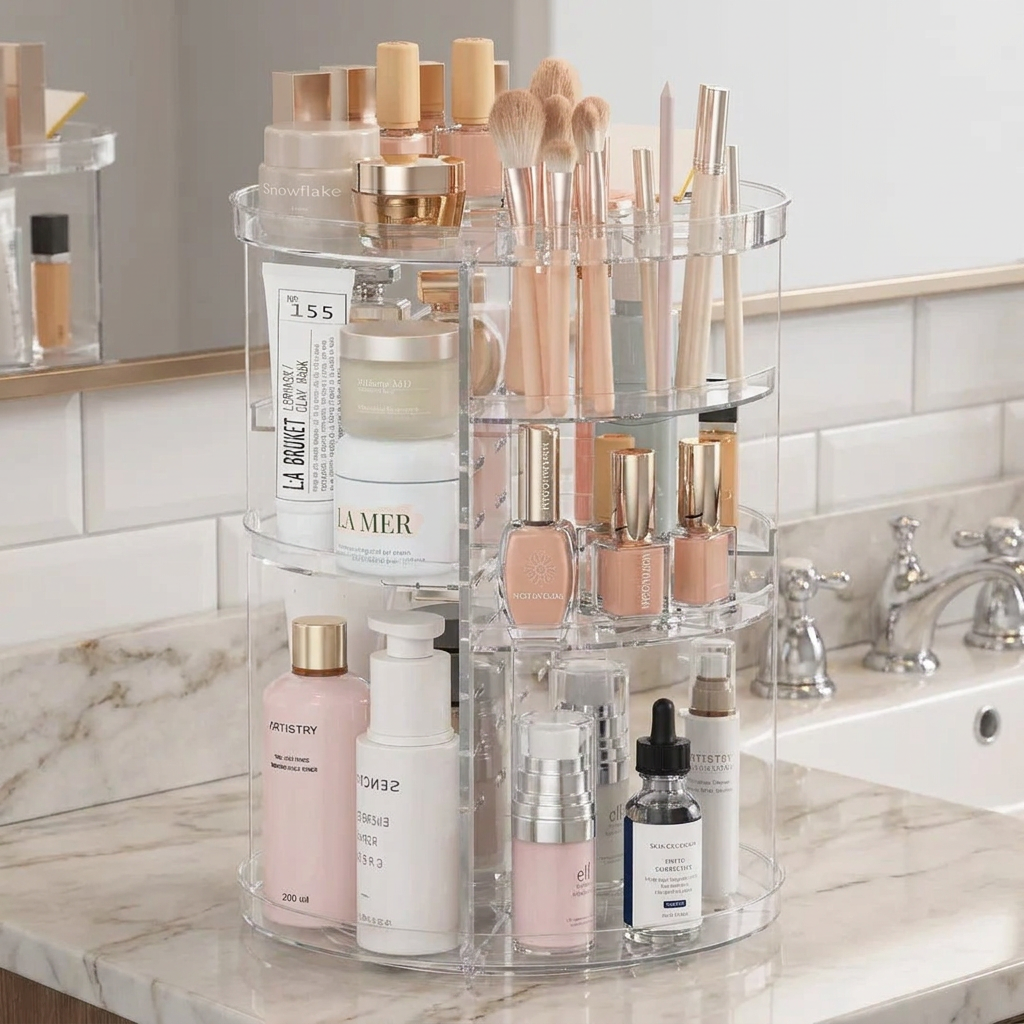 360° Cosmetic Storage Stand