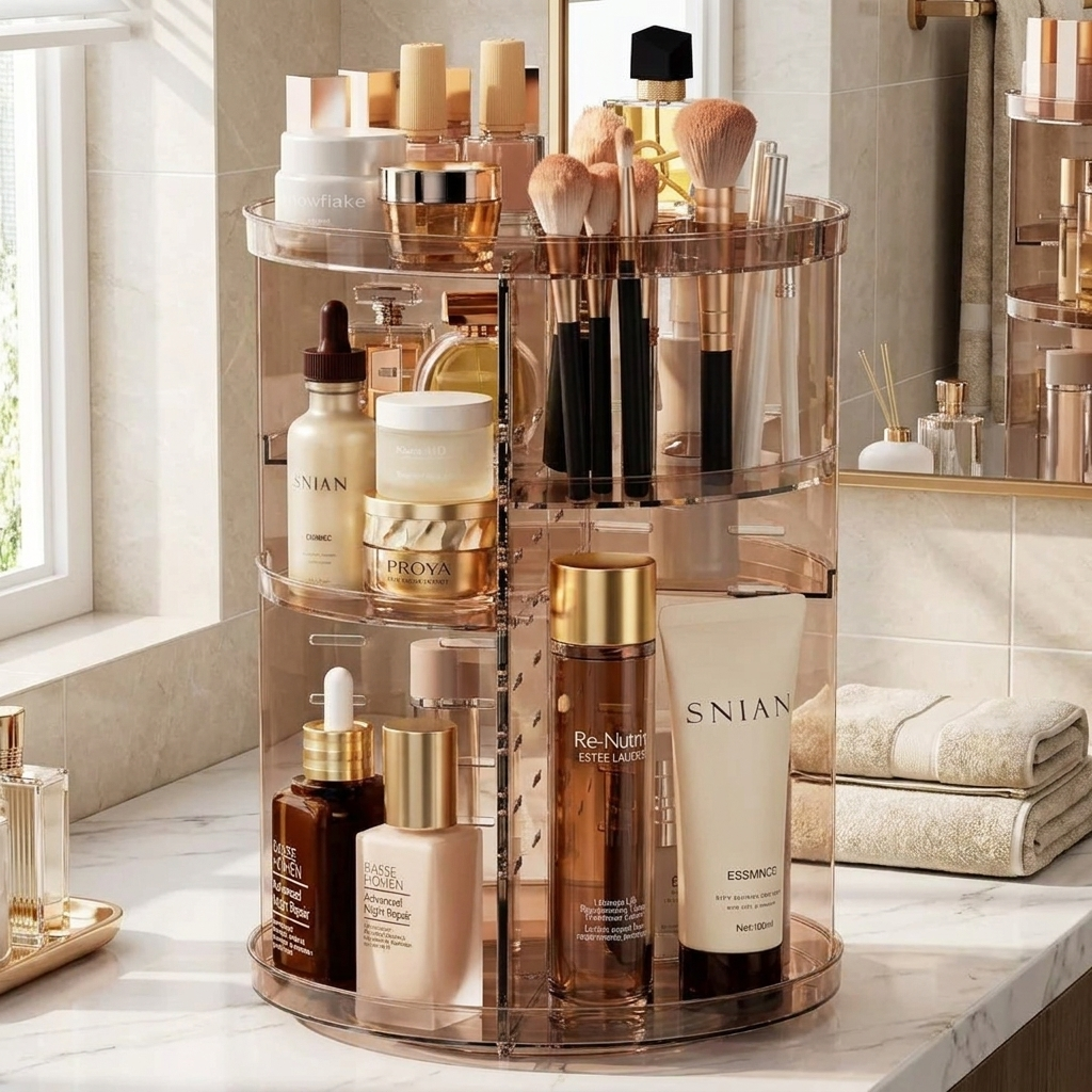 360° Cosmetic Storage Stand
