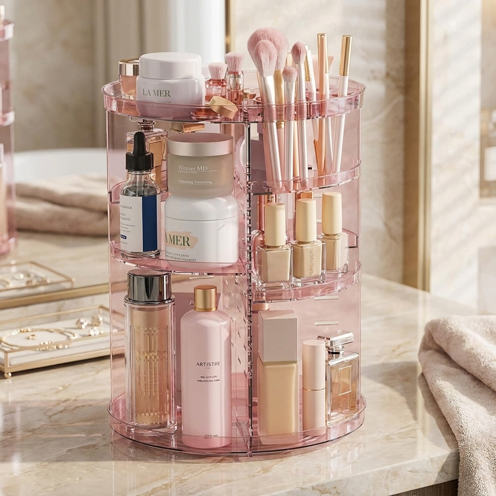 360° Cosmetic Storage Stand