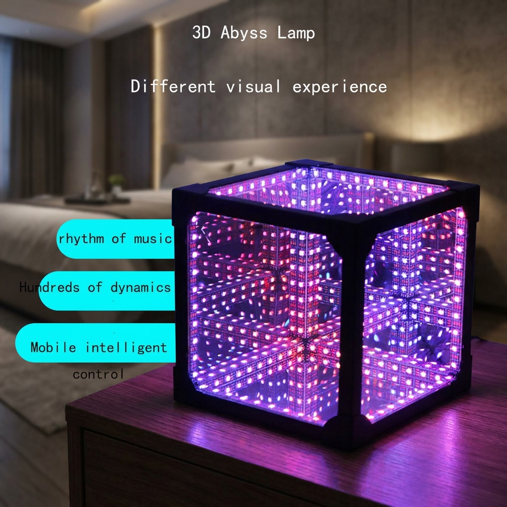 3D Cube RGB LED Light