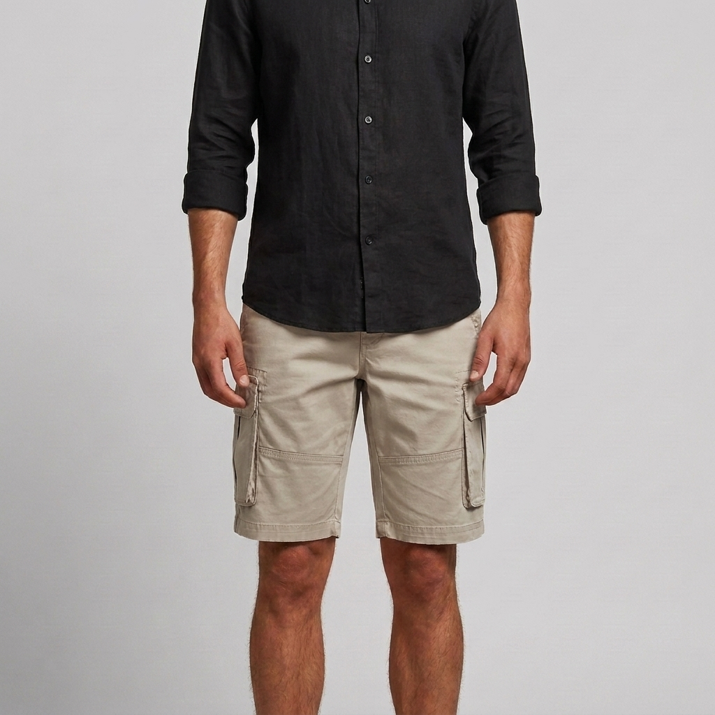 Men's Zip Cargo Shorts